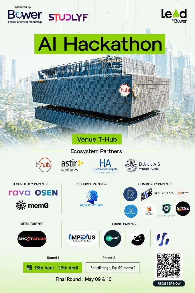 AI Hackathon official event poster